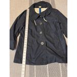 J.Crew  Navy Blue Cotton Waxed Look Utility Jacket Womens Size 6 Photo 1