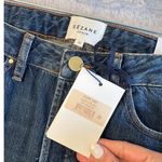 Sézane NWT Sezane Denim 1967 Brut Sexy Bleu Denim Jeans Size 32 Photo 2
