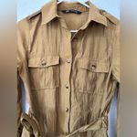 ZARA  button down shirt dress sz XS Photo 8