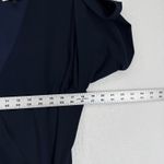 Halston Heritage  Navy Blue Wrap Midi Dress Size 12 Photo 1