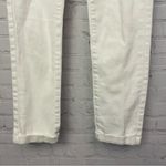 AG Adriano Goldschmied White Slim Straight Leg Denim Stevie Roll-up Size 26R Photo 2