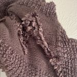 Pretty Angel  gray purple poncho with fringe one size Photo 7