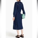 Ganni  X LEVI'S Ruffle-trimmed cotton and hemp-blend denim shirt dress Photo 2