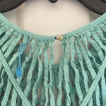 Kori America Aqua Patchwork Boho Sleeveless Dress NWOT Photo 6