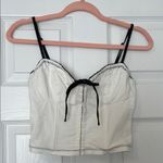 Princess Polly white cropped corset tank Photo 1
