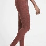 Athleta Size XS Exhale Heel Tight Leggings SoftLuxe Stash Pockets Maroon Heather Photo 1