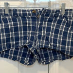 Hollister  Plaid Blue Cargo Shorts Photo 0