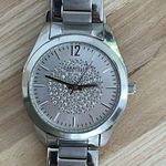 Caravelle New York by Bulova Ladies Watch Silver Pave Stainless Bracelet Dial Photo 1