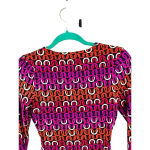 Trina Turk  Echo Long‎ Sleeve One-Piece Swimsuit Pink Purple Size Small Photo 9