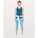 Lululemon Cross Conditioning 2-In-1 Tank Medium Support B/C Cup Carbon Blue Sz 4 Photo 4