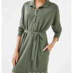 Anthropologie Daily Practice Moss Green Knit Dress Size Small Photo 0