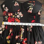 Band of Gypsies  Black Floral Spaghetti Strap Dress Size XS EUC Photo 5
