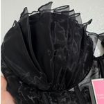 Pretty Little Thing PTL  Black Shell Frill Cup Corset Bodycon Dress Size 12 NEW Photo 9