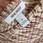Nine West  Ribbed Neutral Browns Sleeveless Tank‎ Top Size M Photo 2