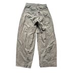 & Other Stories & Other Stories Tailored Silk-Blend Wide Leg Trousers Brown Linen Blend Size 4 Photo 9