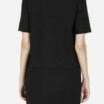 Abercrombie & Fitch Short Sleeve Ponte Shift Dress Black Photo 1