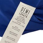 Fabletics Women's M Blue Wrap Tie Cropped Shirt Tank Athletic Demi Lovato Photo 3