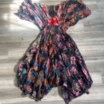 Vintage handmade dress, satin feel, pit to pit is 20, chest is 14 Photo 0