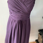 Bill Levkoff  Purple strapless dress size 14 Photo 0