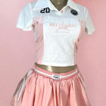 Pink & White Coquette Sporty Set 💗 Size M Size M Photo 0