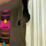 Gildan Women’s Andy Warhol Campbell’s Soup Colorful Short Sleeve Graphic Tee. Sz: M. Photo 3