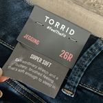Torrid Super Soft High-Rise Jegging, Skinny Distressed Jeans Size 26R New w/Tag Photo 6