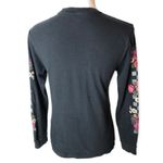 Vans Black Brunching Long Sleeve Floral T-shirt Photo 5