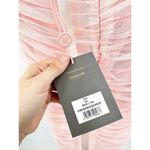 House Of CB Sofia Fairy Pink Strapless Ruched Maxi Gown Dress Size L+ NWT Photo 6