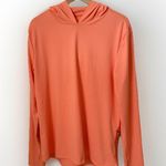 Iceburg Outerwear Hooded Performance Lightweight Zip Pocket Outdoors Gym Gorp Lg Orange Photo 0