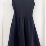 ZARA Black Open Back Dress Photo 0