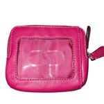 Coach  Campbell Double Zip Leather Coin Purse Card Holder Wallet Photo 2