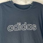 Adidas  Aeroready Sz M Black Cropped Tshirt Photo 1