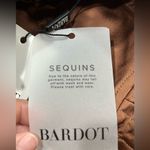 Bardot  Sequin Dress‎ Bronze NWT Small Photo 4