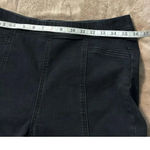 Cello  Pull-on Bell-Bottom Jeans Size Large Black Denim Flare Stretch Photo 5