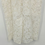 Alexis  Leni Sleeveless‎ Floral-Lace Sheath Dress Size Large Bridal White Photo 11