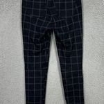 Sanctuary pants womens XS blue windowpane plaid skinny stretch pull on preppy Photo 1
