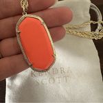 Kendra Scott Coral Pendant Necklace Photo 3