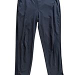 Athleta Brooklyn Mid Rise Ankle Pant Athletic Yoga Travel Work Black 8P Tailored Photo 0