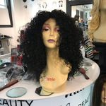 Black curly Lacefront wig Photo 0