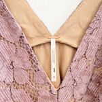 Free People  Dangerous Love Floral Lace V-Neck Mini Dress Boho Party Cocktail 10 Photo 6