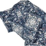 Style & Co  Medium Jumpsuit Floral Surplice V-Neck Dolman Sleeve Stretch Multi Photo 2