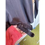 Threads 4 Thought 100% Organic Cotton Black Long Sleeve Top Size Large Eco Friendly Minimalist Photo 3