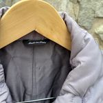 Cinzia Rocca Due Quilted Floral Purple Puffer Jacket Size 10 Photo 6