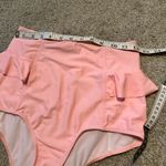 Kourtni‎ Jeane pink high waisted bathing suit bottoms size small Photo 1