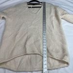 Free People Cream Alpaca Blend Oversized Sweater Photo 3