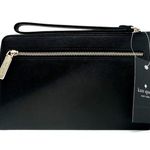 Kate Spade Staci Medium L-Zip Wristlet Wallet in Black Leather wlr00134 Photo 1