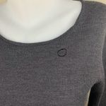 Beautiful UK Designer Celtic & Co Dark Gray 100% Merino Wool Jumper Sz S *notes Photo 2