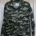 Old Navy NWT  Women’s Green Camo Field Utility Jacket size Large Petite Photo 1