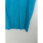 Victoria's Secret  Shirt Women MEDIUM Blue Short Sleeve Cotton Lingerie Sleep Photo 2