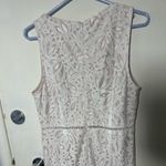 New Lulus Amora White Lace Jumpsuit wide leg size medium. Photo 7